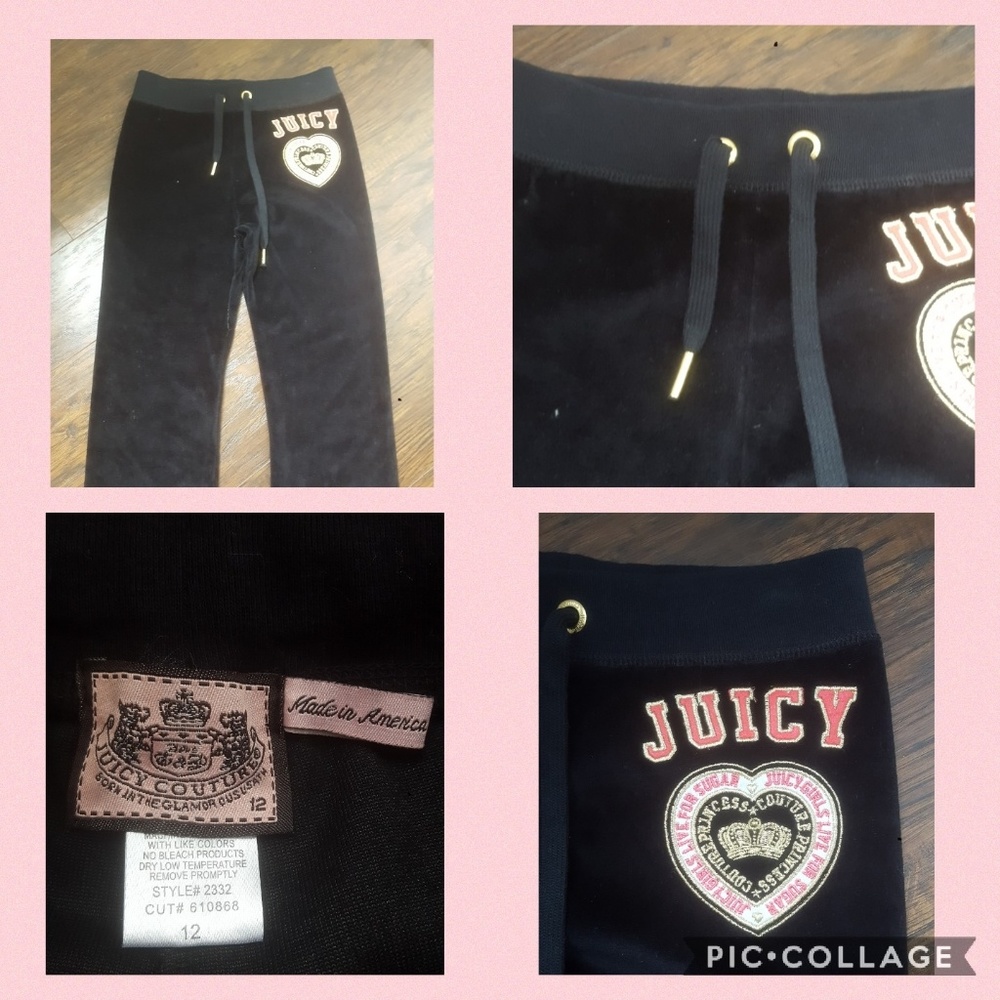 Girls juicy sweatpants size 12